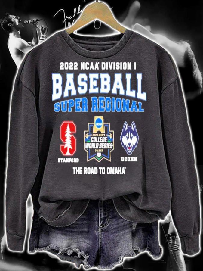 Stanford Vs UConn NCAA Division I Baseball Super Regional 2022 Shirt t-shirt sweatshirt