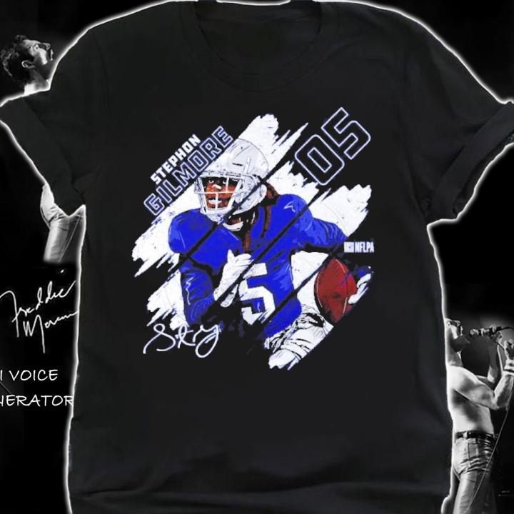 Stephon Gilmore Indianapolis Stripes Football Shirt t-shirt
