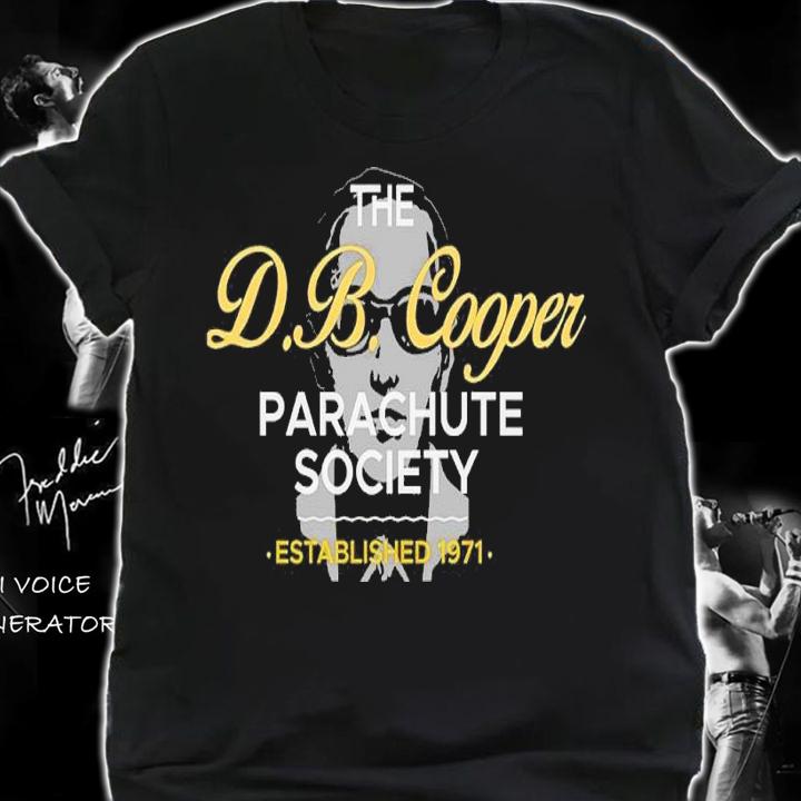 The DB Cooper Parachute Society shirt t-shirt