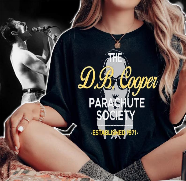 The DB Cooper Parachute Society shirt t-shirt