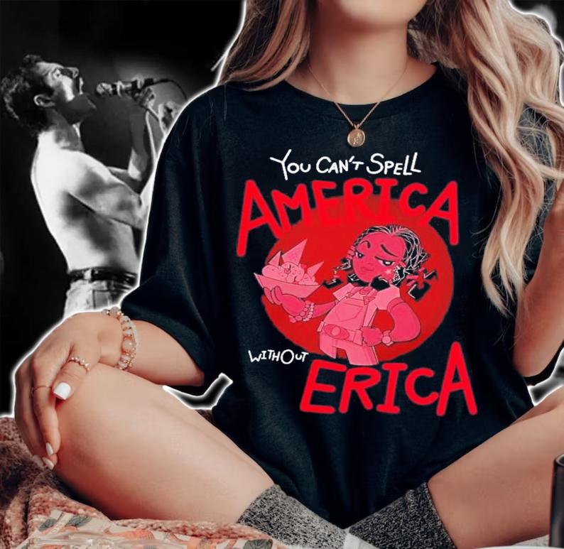 You Can't Spell America Without Erica Hawkins High School Shirt t-shirt