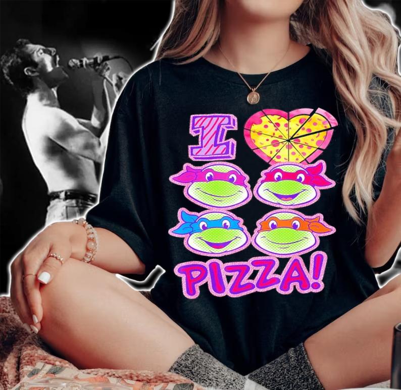 Teenage Mutant Ninja Turtles I Love Pizza Shirt t-shirt