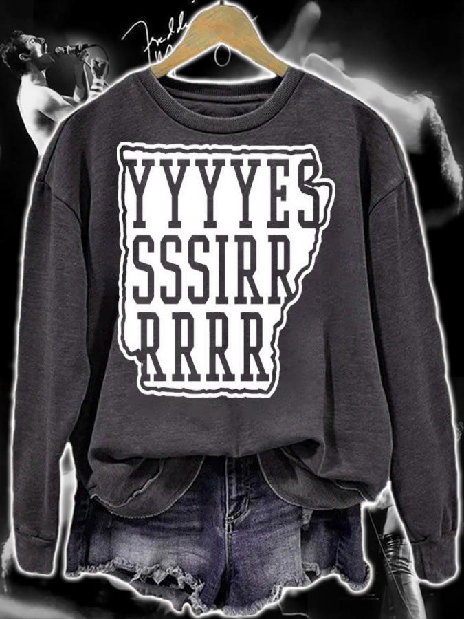 That Line AR Coach Sam Pittman Yessir Ark T-Shirt t-shirt