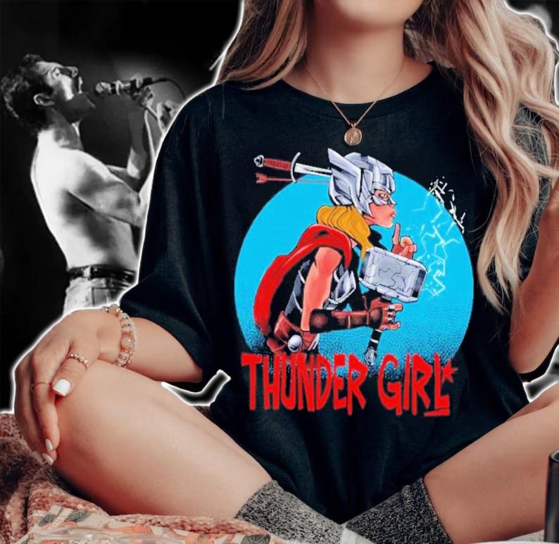Thunder Girl Love And Thunder Shirt t-shirt woman shirt