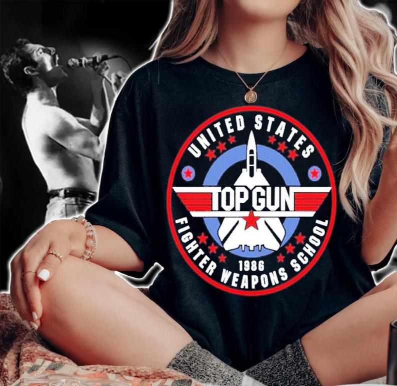 Top Gun United States Fighter Weapons School 1986 Shirt t-shirt woman shirt