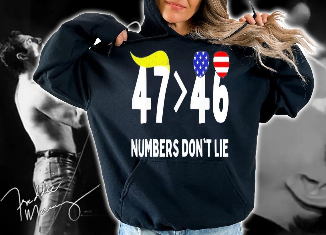 Trump President 2024 Vote Donald Trump 47th USA Anti Biden T-Shirt t-shirt hoodie