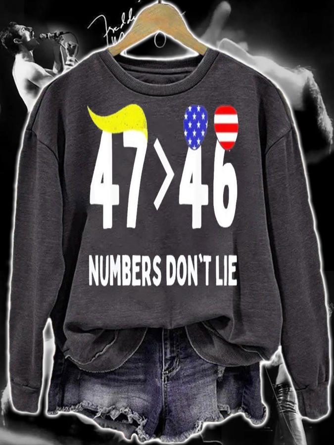 Trump President 2024 Vote Donald Trump 47th USA Anti Biden T-Shirt t-shirt sweatshirt