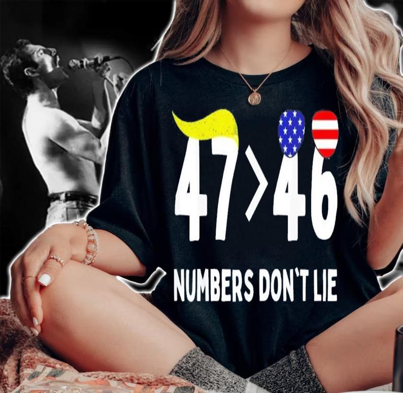 Trump President 2024 Vote Donald Trump 47th USA Anti Biden T-Shirt t-shirt woman shirt