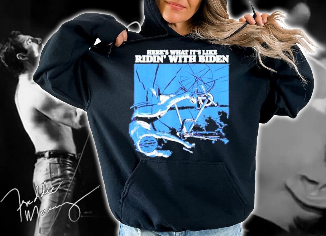 What It's Like Ridin With Biden Bicycle Fall Bike Fall Shirt t-shirt hoodie