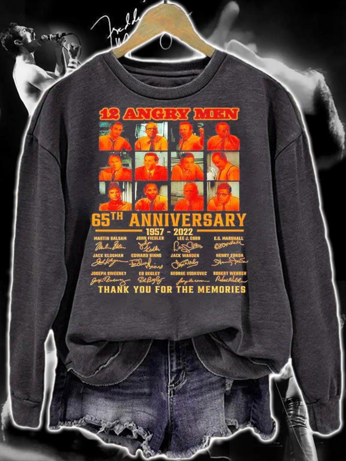 12 Angry Men 65th Anniversary 1957-2022 Signatures Thank You For The Memories Shirt t-shirt