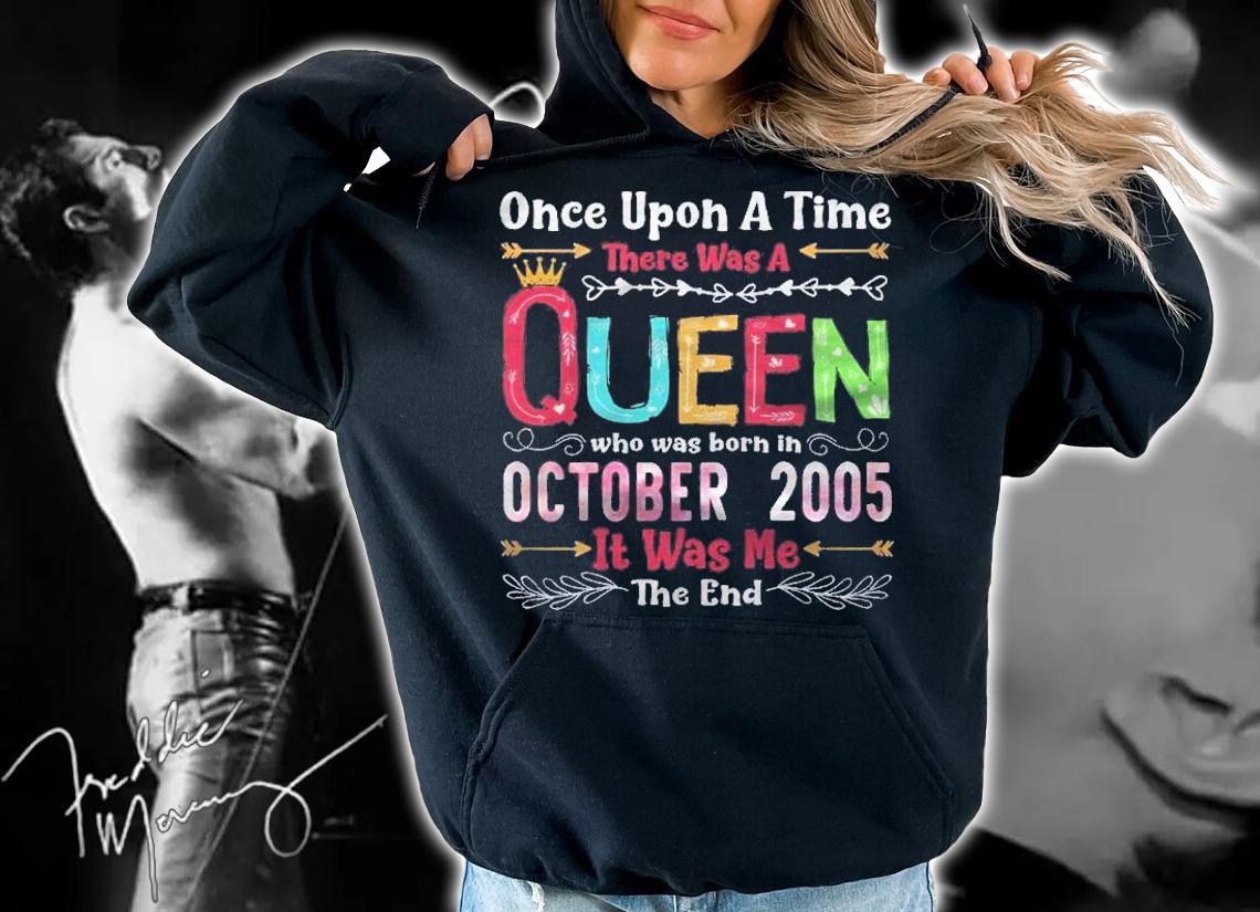 16 Years Birthday Girls 16Th Birthday Queen October 2005 Ver2 Shirt t-shirt