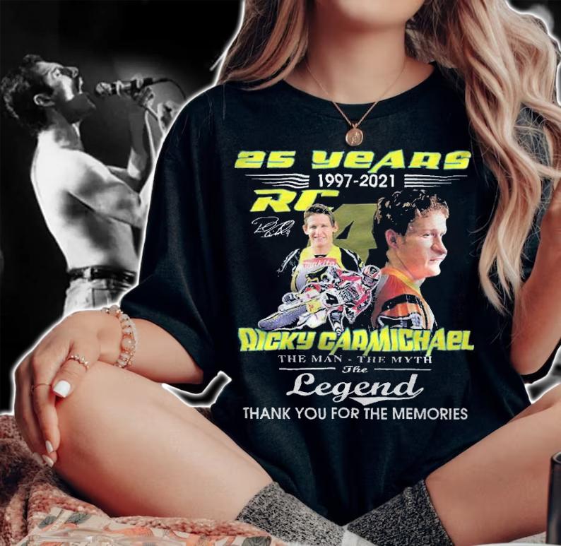 25 years 1997-2021 Ricky Carmichael the man the myth the legend shirt t-shirt woman shirt