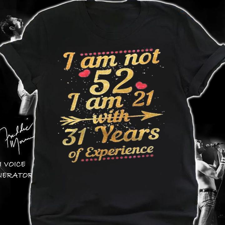 52Nd Birthday Woman 52 Years Old Gift Shirt t-shirt