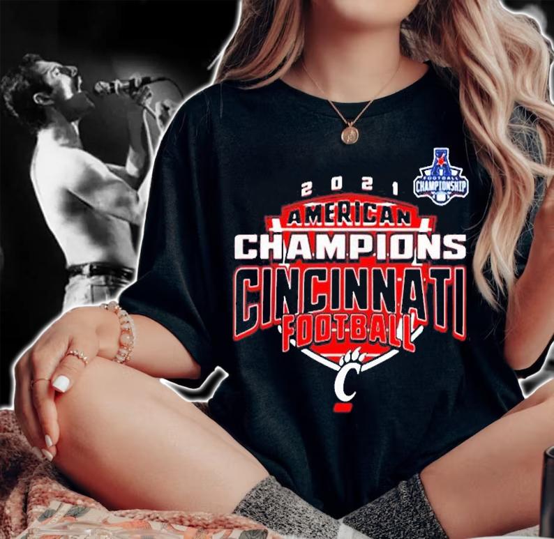 2021 American Champions Cincinnati Bearcats Football Shirt t-shirt woman shirt