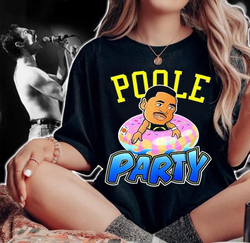 90s Pool Party Themed Cartoon T-Shirt t-shirt woman shirt