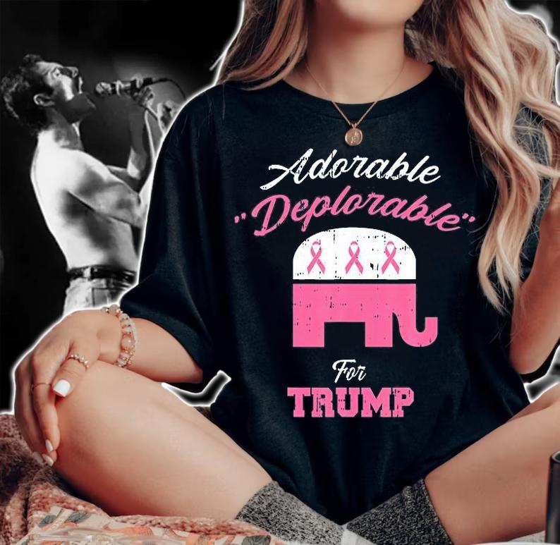 Adorable Deplorable For Trump T-Shirt t-shirt woman shirt