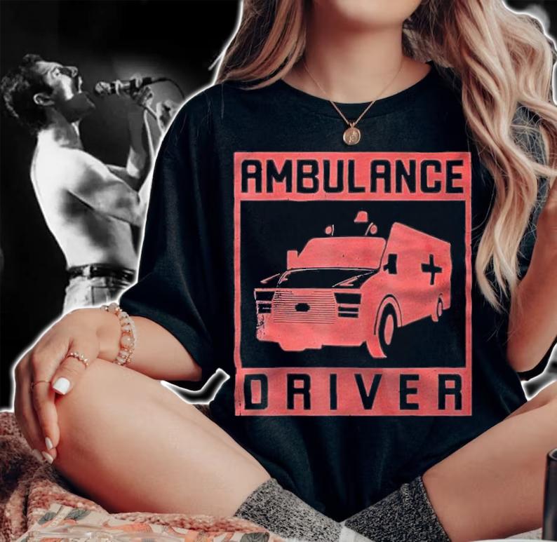 Ambulance driver T-shirt t-shirt woman shirt
