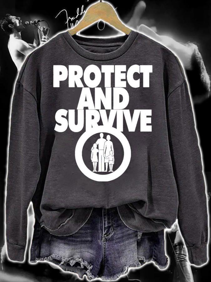 Andy Dawson Protect And Survive Shirt t-shirt sweatshirt