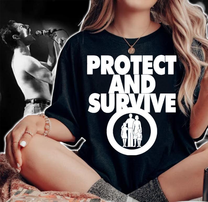 Andy Dawson Protect And Survive Shirt t-shirt woman shirt