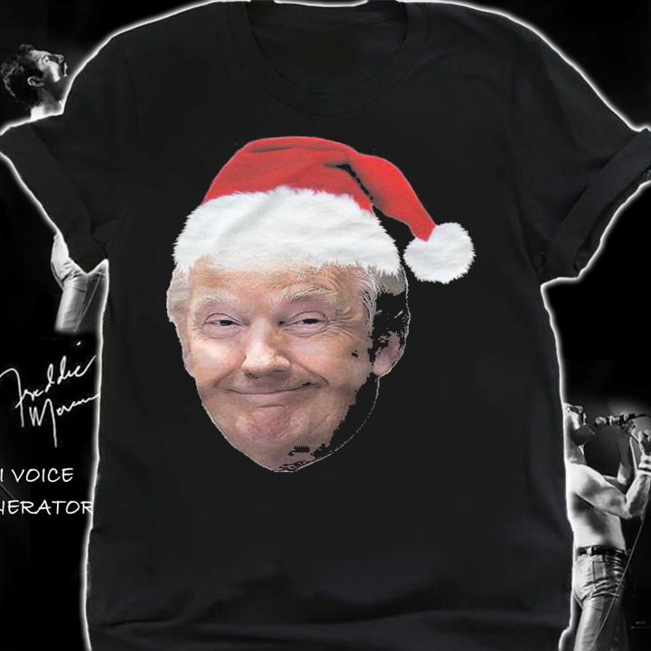 Anti Biden donald Trump Christmas Funny MAGA Santa T-Shirt t-shirt