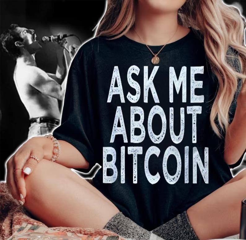 Ask Me About Bitcoin Cryptocurrency Shirt t-shirt