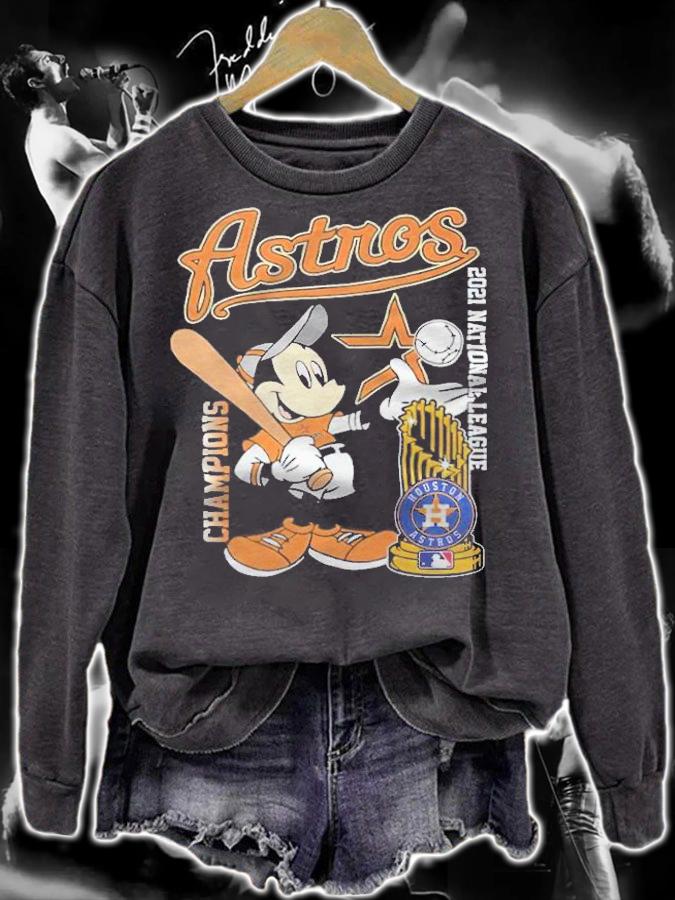 Astros 2021 National League Mickey Mouse shirt t-shirt sweatshirt