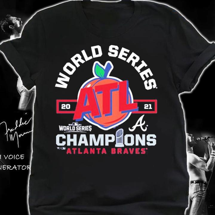 Atlanta Braves 2021 World Series Champions Peach Of A Series Hometown Shirt t-shirt shirt