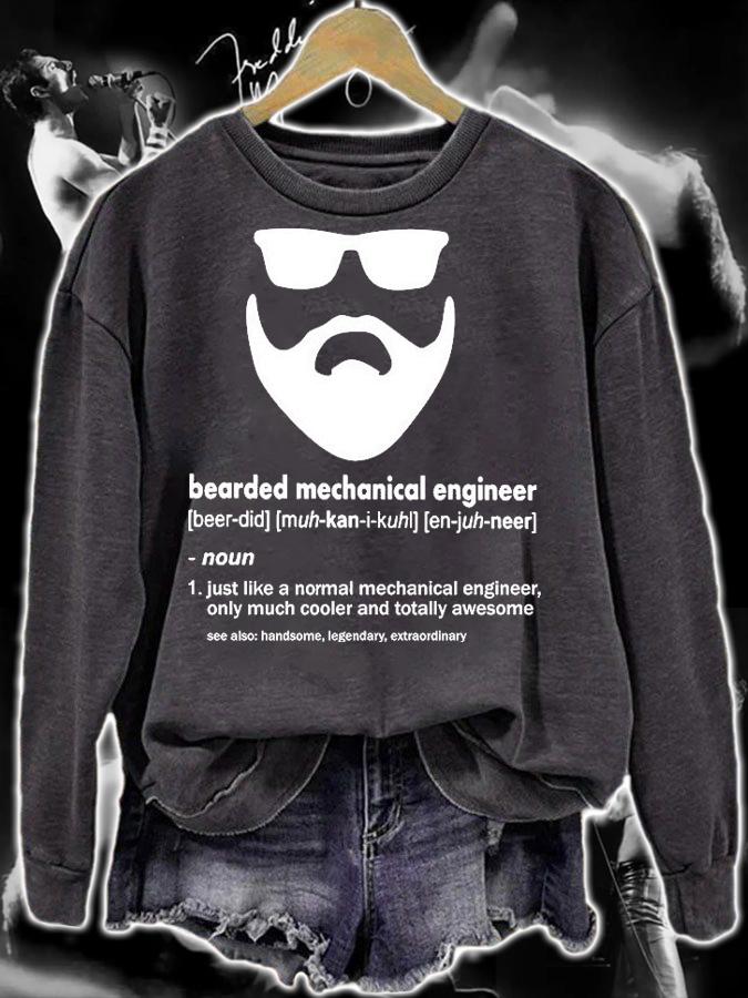 Bearded Mechanical Engineer Just Like A Normal Mechanical Engineer Lita Schmitt T-Shirt t-shirt sweatshirt