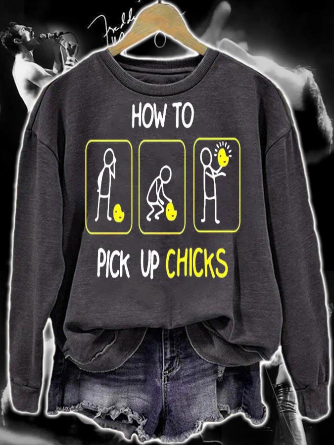 BIL Hanging Out With Our Chicks T-Shirt t-shirt