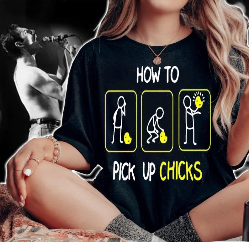BIL Hanging Out With Our Chicks T-Shirt t-shirt