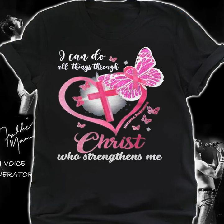 Breast Cancer Pink I Can Do All Things Through Christ Who Shirt t-shirt shirt