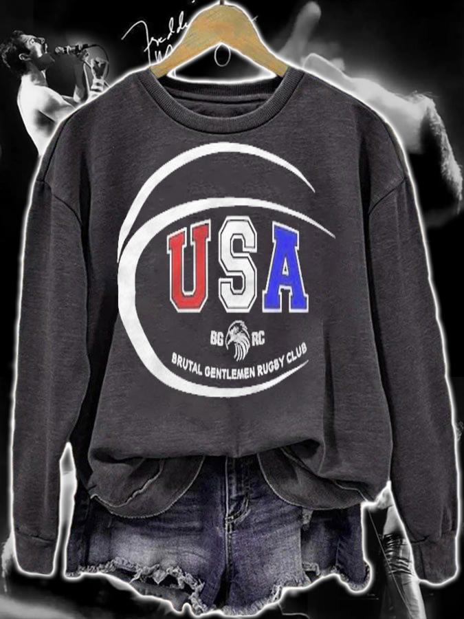Brutal Gentlemen Rugby Club Usa Football Icon Premium T-shirt t-shirt