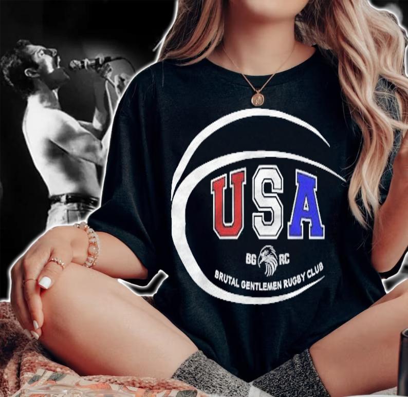 Brutal Gentlemen Rugby Club Usa Football Icon Premium T-shirt t-shirt
