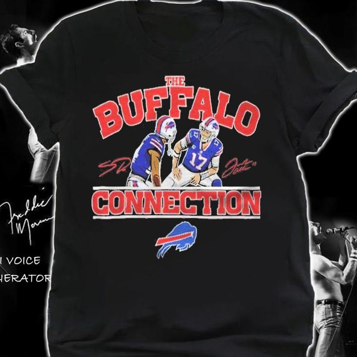 Buffalo Bills Josh Allen and Stefon Diggs The Buffalo connection signatures T-shirt t-shirt shirt