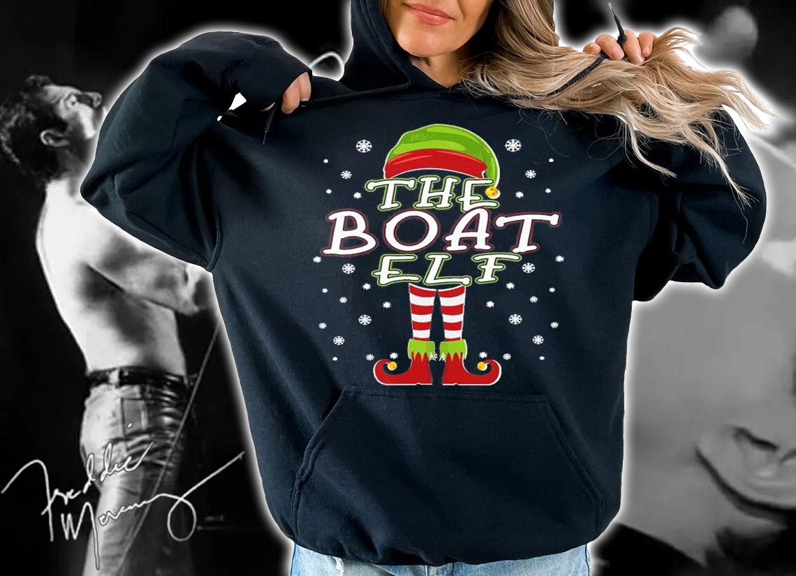 Boat Elf Matching Family Group Christmas Party T-Shirt t-shirt hoodie