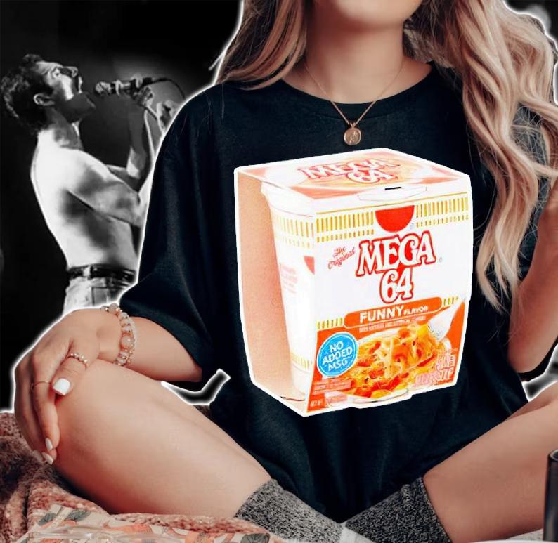 Instant Mega64 food T-shirt t-shirt