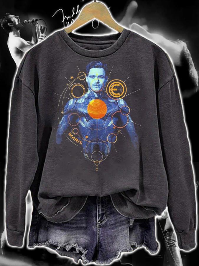 Marvel Eternals Orange Ikaris poster T-shirt t-shirt