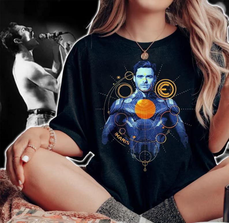 Marvel Eternals Orange Ikaris poster T-shirt t-shirt
