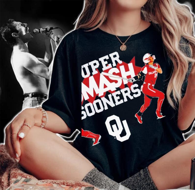 Oklahoma Softball Super Smash Sooners 2022 T-shirt t-shirt woman shirt