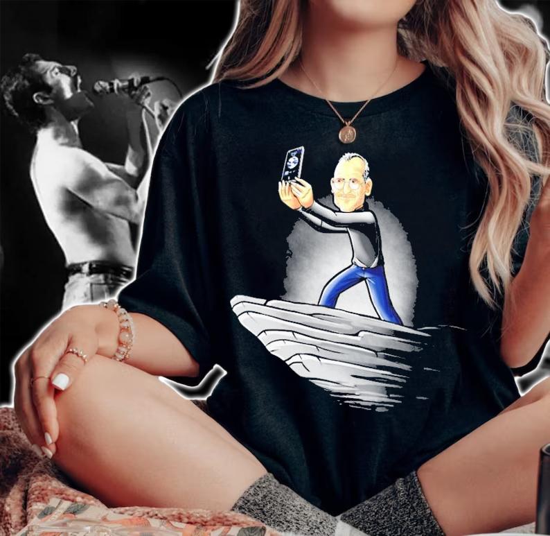 Steve Jobs The Phone King shirt t-shirt woman shirt