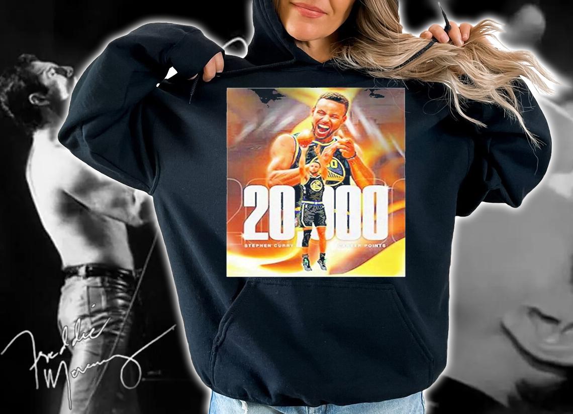 Congratulation Stephen Curry 20000 Career Points T-Shirt t-shirt hoodie