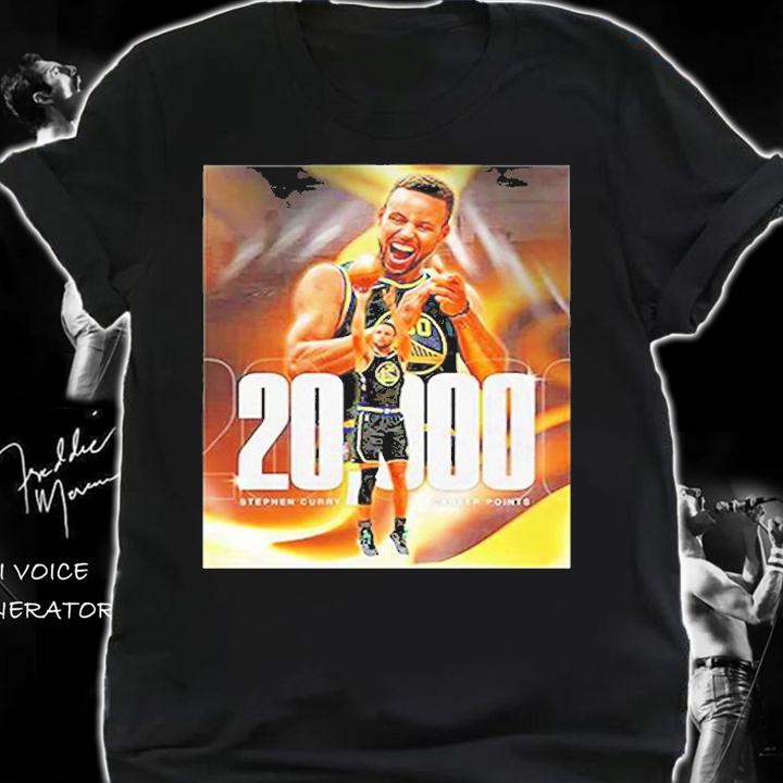 Congratulation Stephen Curry 20000 Career Points T-Shirt t-shirt shirt