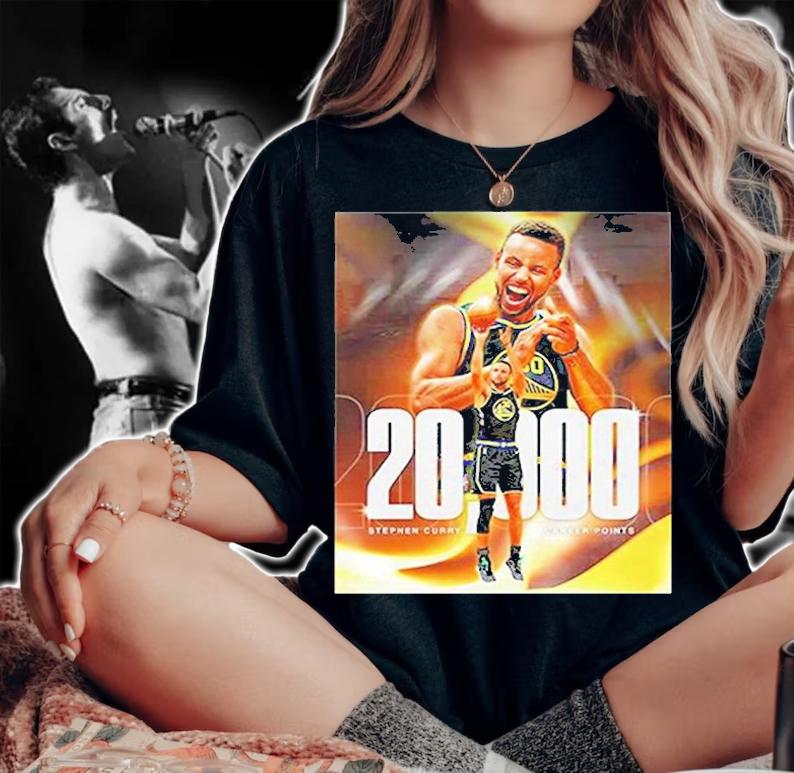 Congratulation Stephen Curry 20000 Career Points T-Shirt t-shirt woman shirt