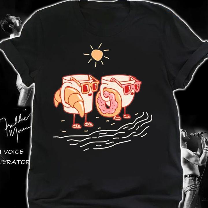 Cups On The Beach Summer Day Shirt t-shirt