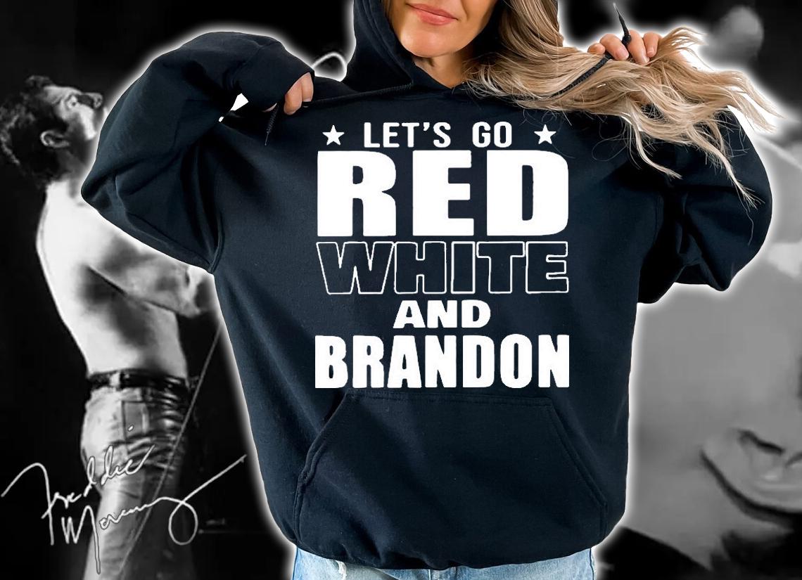 Let's Go Red White And Brandon Funny Anti Biden T-Shirt t-shirt hoodie