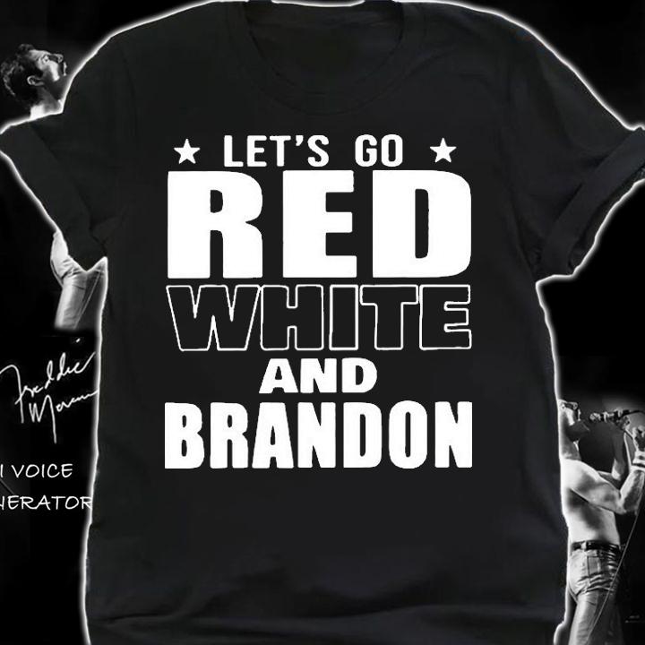 Let's Go Red White And Brandon Funny Anti Biden T-Shirt t-shirt shirt