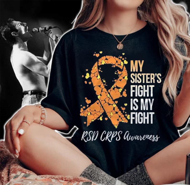 My Sisters Fight Is My Fight Rsd Crps Awareness Shirt t-shirt woman shirt