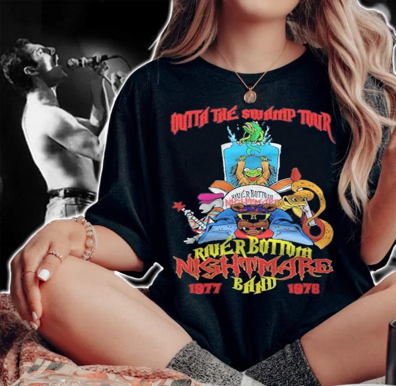 River Bottom Nightmare Band Tour Shirt t-shirt woman shirt