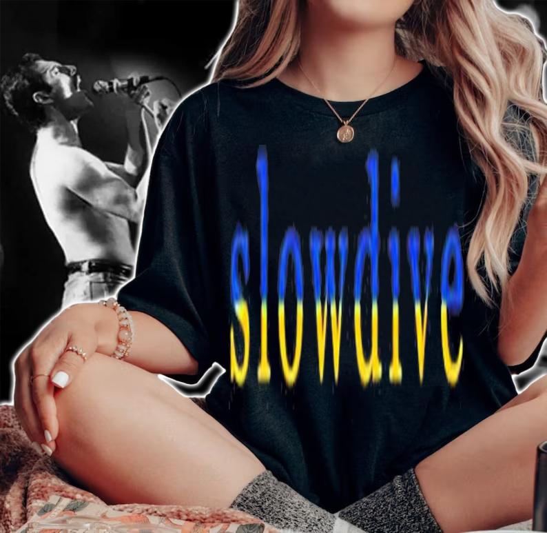 Slowdive For Ukraine Charity T-Shirt t-shirt woman shirt