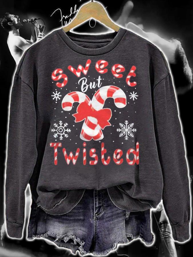 Sweet but twisted candy cane T-shirt t-shirt sweatshirt